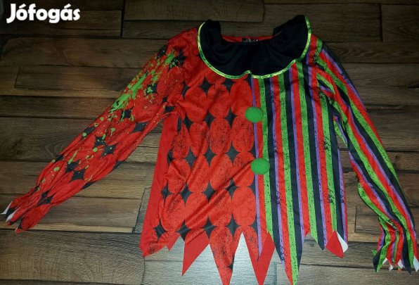 3 részes gyilkos bohóc jelmez, Halloween jelmez
