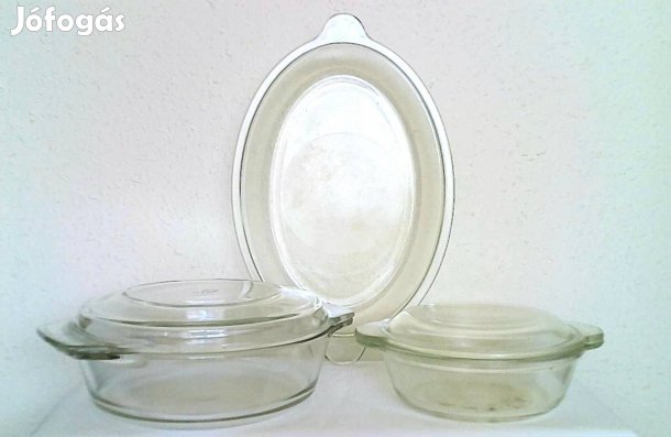 3 részes jénai tál készlet 27/20/16 cm