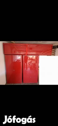 3 részes magasfényű szekrénysor