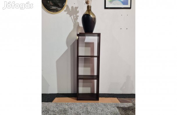 3 részes mahagóni térelválasztó polcos állvány