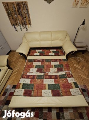 3 részes ülőgarnitúra kihúzható kanapéval+ágyneműtartó