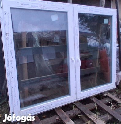 3 rétegű tokosztott 194x144 cm fehér ablak