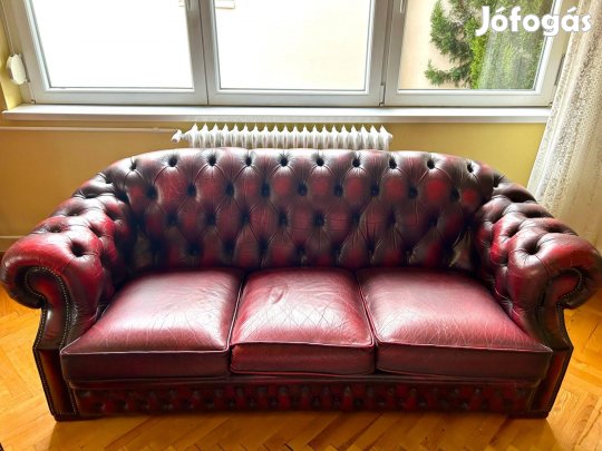 3 személyes Chesterfield kanapé