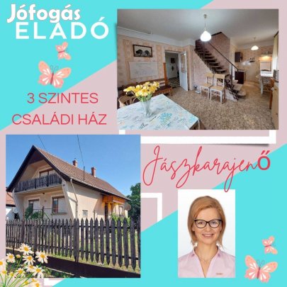 3 szintes családi ház eladó- Jászkarajenő