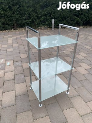 3 szintes üvegpolc