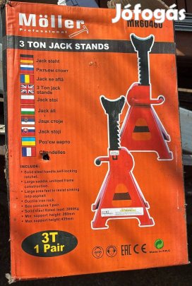 3 tonnás teherbírású autó bak 1pár eladó - új