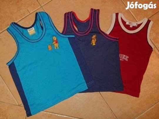 3 ujjatlan póló - 2-3 évesnek
