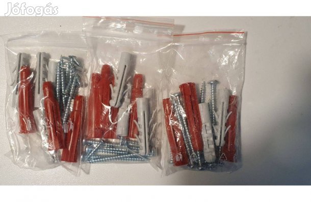 3 zacsko10x50 és 10x60 mm tipli csavarral