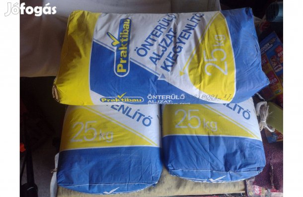 3 zsák aljzatkiegyenlítő