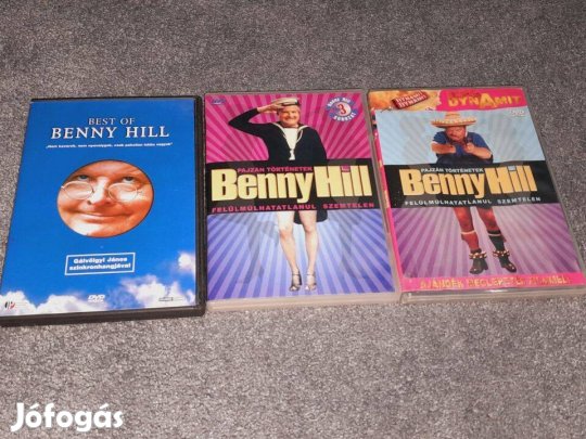 3db Benny Hill DVD - Best of Benny Hill és Pajzán történetek (1969)
