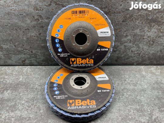3db Beta 11208B 125mm Z40 Lamellás csiszolótárcsa