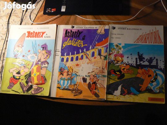 3db Egmont Pannonia Asterix képregény