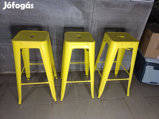 3db Ipari stílusú bárszék 9000Ft/db (teljesen újszerű)