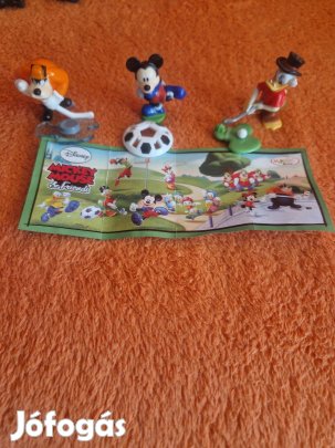 3db Kinder Mickey Mouse és barátai papírjával