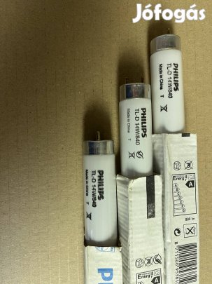 3db T8 14W fénycső, Philips TL-D 14W/840, nem Tungsram