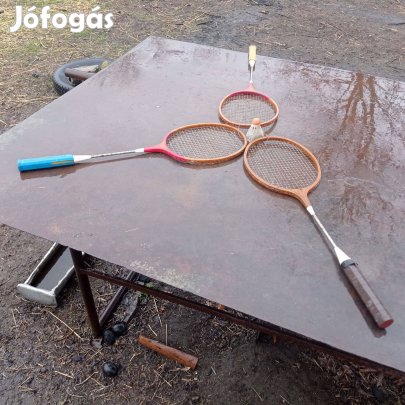 3db. retro tollasütő és labda eladó Kiskunfélegyházán