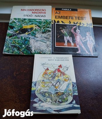 3db gyermekeknek szóló,ismeretterjesztő könyv
