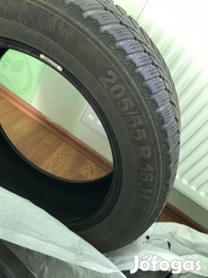 3db jó állapotú Semperit Speed-Grip téli gumi 205/55 R16 H eladó