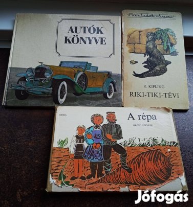 3db könyvből álló könyvcsomag gyermekeknek