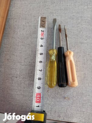 3db mini kézi csavarhúzó egybe a 3 db talán műszerész csvarhúzók