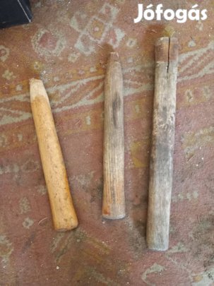3db régi fa szerszámnyél egybe
