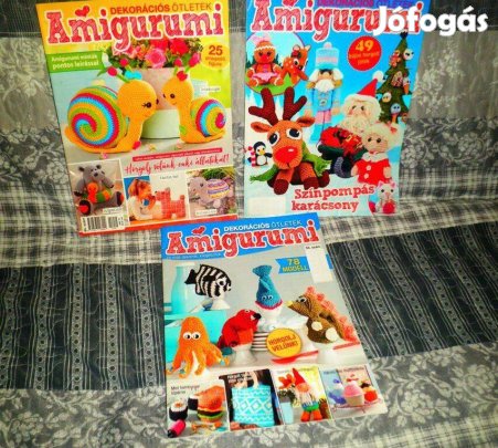 3db ujj Amigurú magazinok