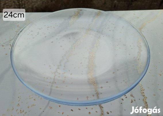 3db üveg tányér eladó