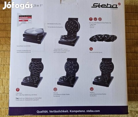 3in1 muffin-, sütigolyó-, fánksütő