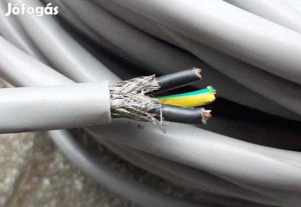 3x2.5 árnyékolt kábel (300/500V), vezérlőkábel, Yslcy-JZ