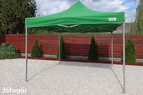 3x3 Erős vízálló pavilon piaci rendezvény horgász árusító sátor zöld