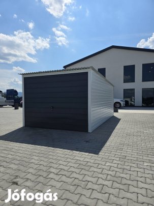 3x5 fehér és antracit mobilgarázs Akció! 