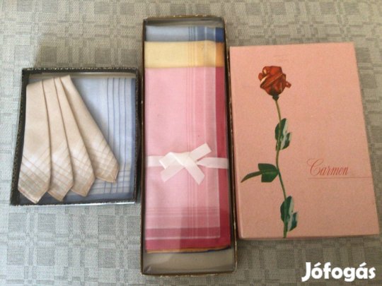 3x 3 db női textil zsebkendő Pesterzsébeten eladó