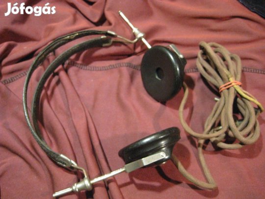 4000 Ohmos fejhallgató detektoros rádiókhoz