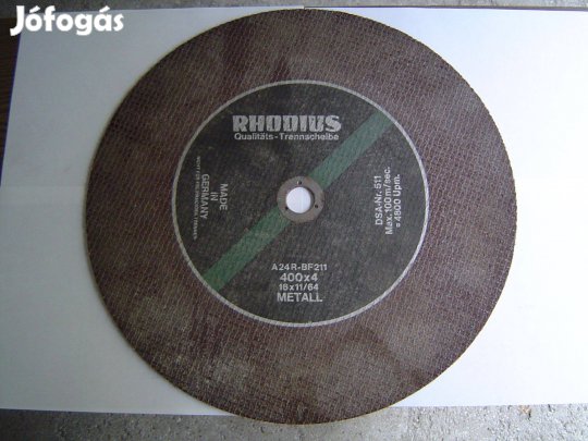 400-as vágókorong eladó, vágótárcsa