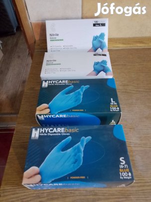 400 db nitril eldobható kesztyű