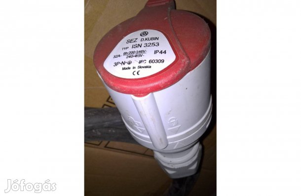 400 voltos hosszabbító 21 m háromfázisú hosszabbító 32A hosszabbító