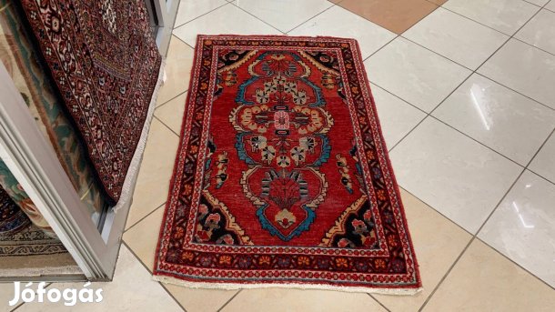 4020 Iráni Hussainabadi kézi gyapjú perzsa szőnyeg 78X127CM