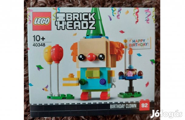 40348 LEGO Brickheadz Szülinapi bohóc - Új, Bontatlan, Hibátlan!