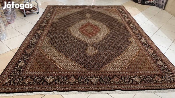 4073 Meseszép Mahi Tabríz mintás Kézi Gyapjú Perzsa Szőnyeg 250X340CM