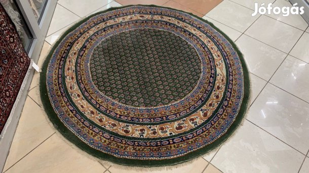 4098 Akció Hindu Mir Kézi Gyapjú Perzsa Kerek Szőnyeg 160CM