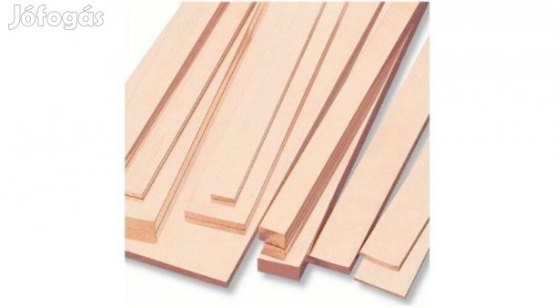 40*10 mm Vörösréz lapos rúd, E-CU fk/40*10 (mm.)eladó. új, számlával