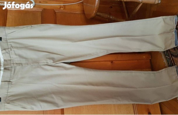 40 33 férfi nadrág öltönynadrág bézs barna