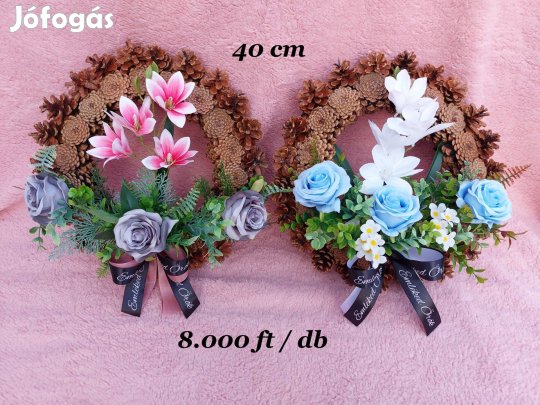 40 cm koszorúk. Anyák napjára-Húsvétra