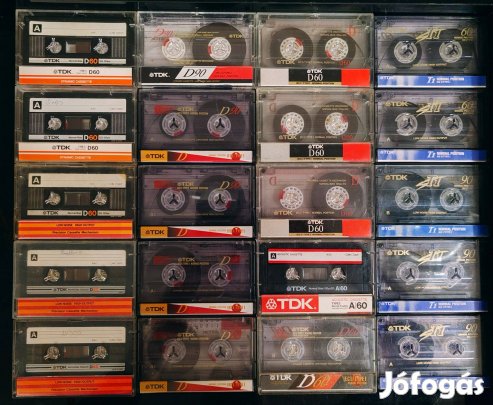 40 db TDK normál magnókazetta csomag egyben eladó
