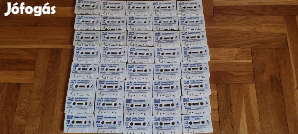 40 db villám angol nyelvoktató kazetták