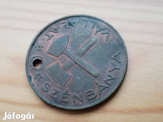 40-es 50-es évekből Dorogi Bányász zseton ritka db