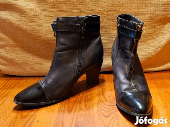 40-es Fekete Női Bokacsizma