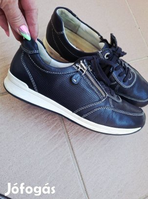 40-es Medicus kék tavaszi női bőrcipő