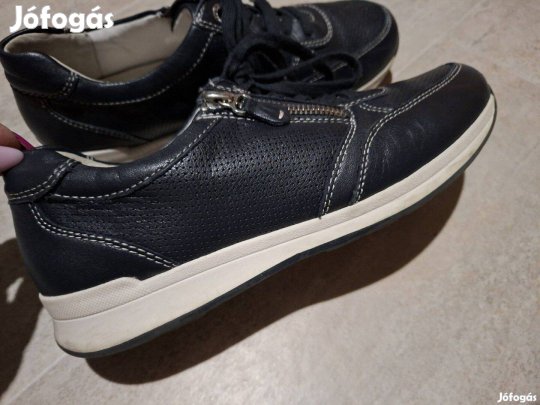 40-es Medicus kék tavaszi női bőrcipő