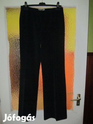 40-es Szöszy fekete alkalmi szövetnadrág